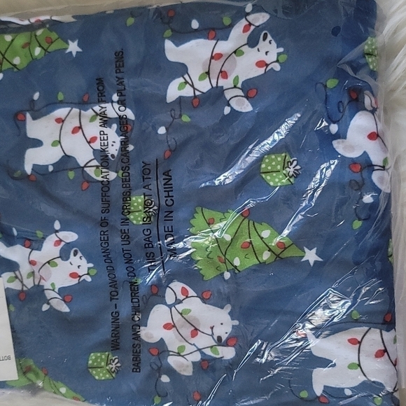 Nite Nite Munki Munki Christmas pajamas set NIP - Picture 5 of 6